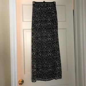 H&M maxi slit skirt
